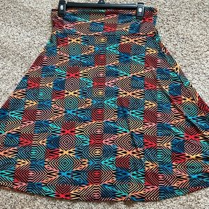 3/$15 LulaRoe size M multi colored skirt.